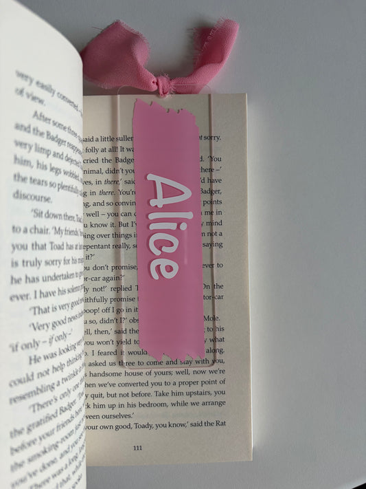 Personalised Pastel Bookmarks