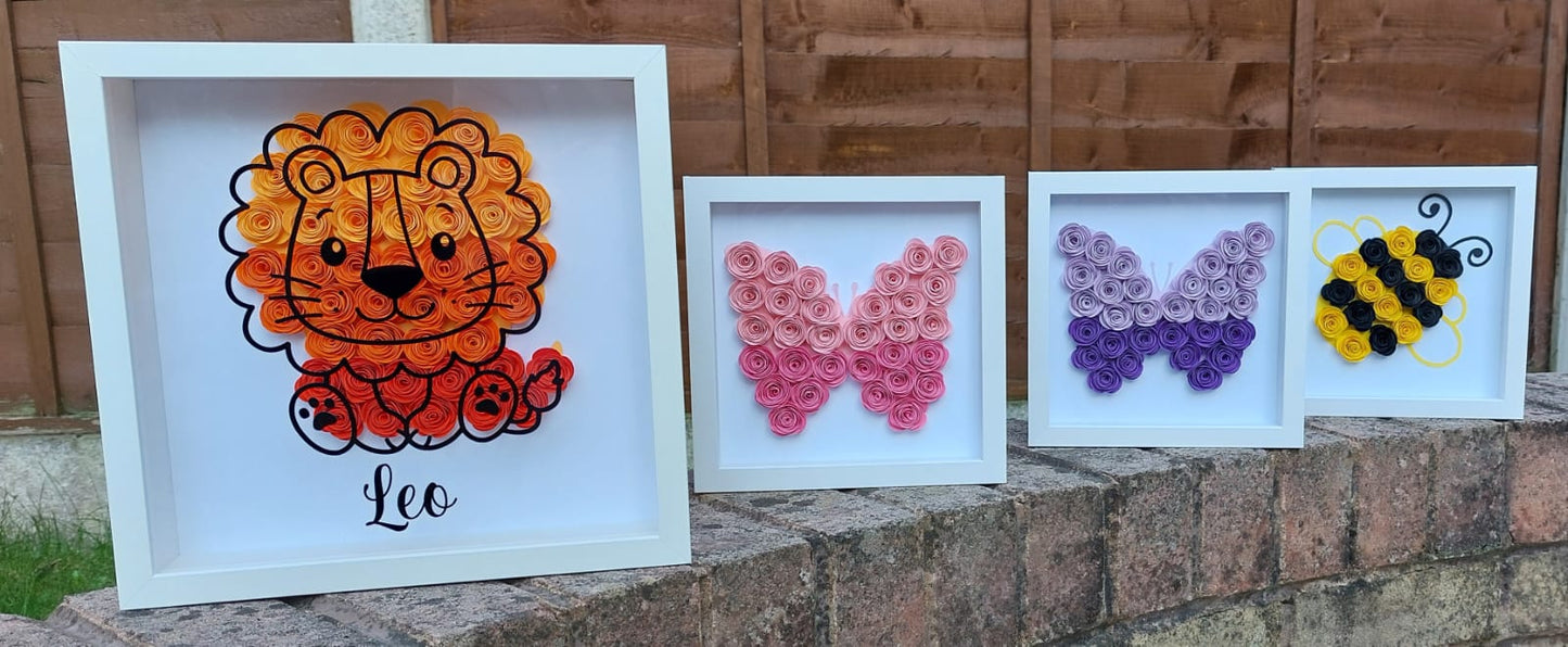 Shadow Flower Box Animals theme Large