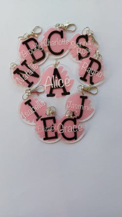Pastel Personalised Keyring