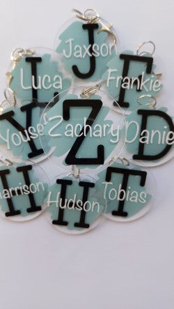Pastel Personalised Keyring