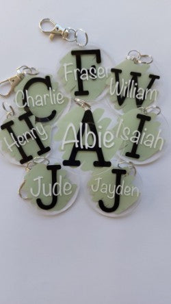 Pastel Personalised Keyring