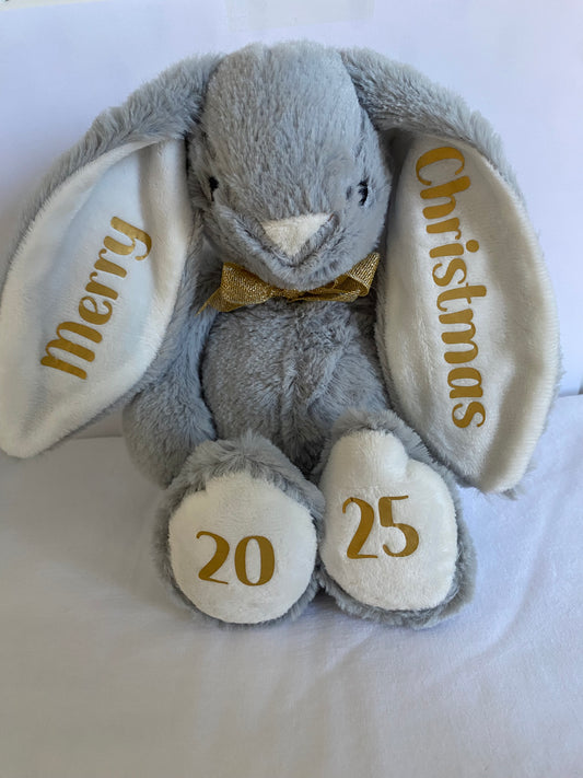 Christmas Bunny 25 with bows