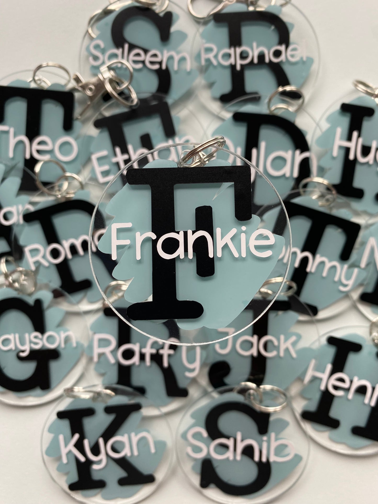 Pastel Personalised Keyring