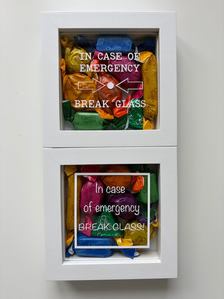 In Case Of Emergency Shadow Box