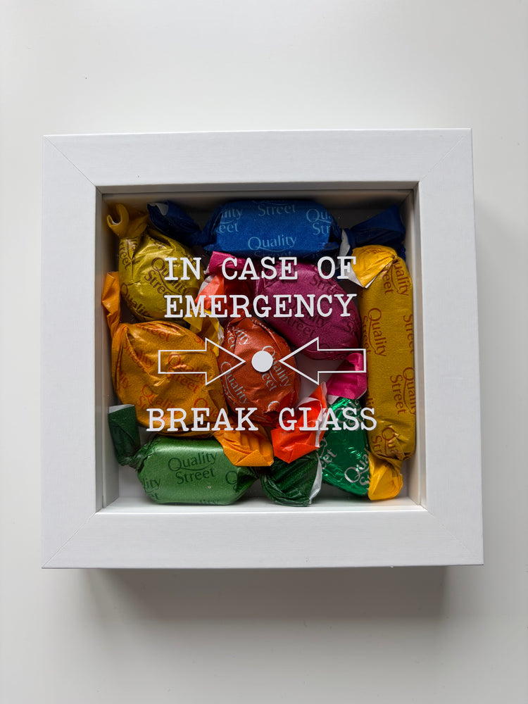 In Case Of Emergency Shadow Box